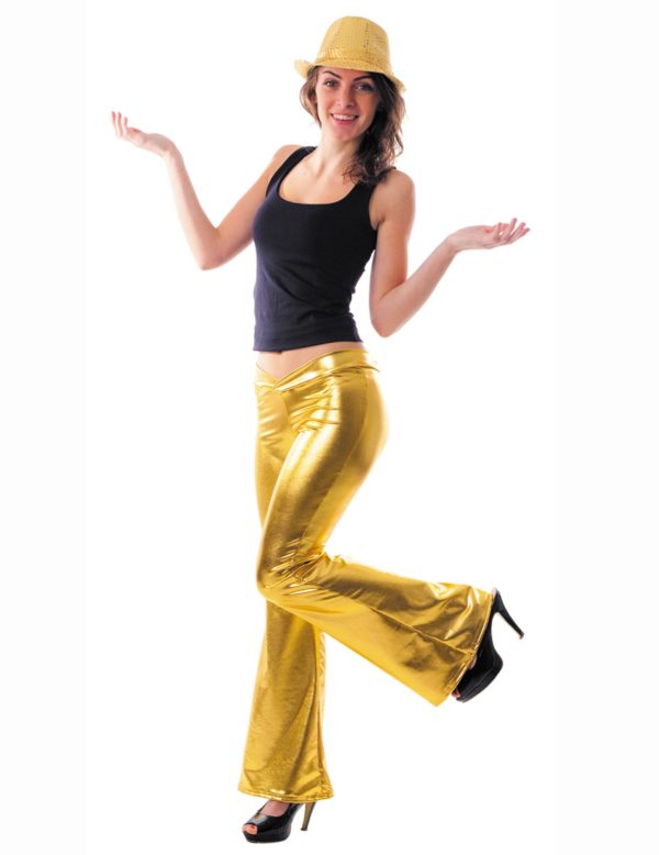 pantalon disco or femme 172786