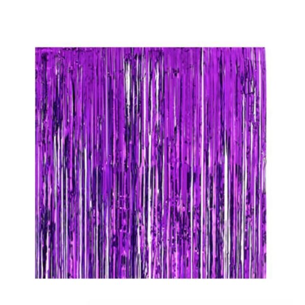 rideau scintillant violet 92 cm x 245 cm
