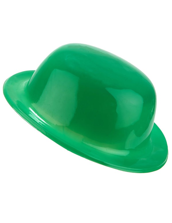 chapeau melon vert adulte 214148